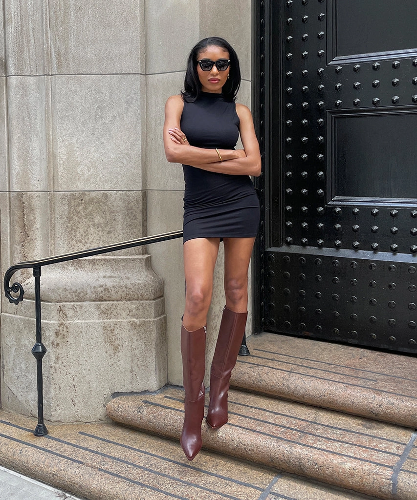 Auggie Boots Chocolate Leather Crafted To Wear