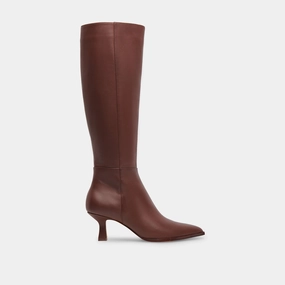 Auggie Boots Chocolate Leather Versatile Drop Less Is More