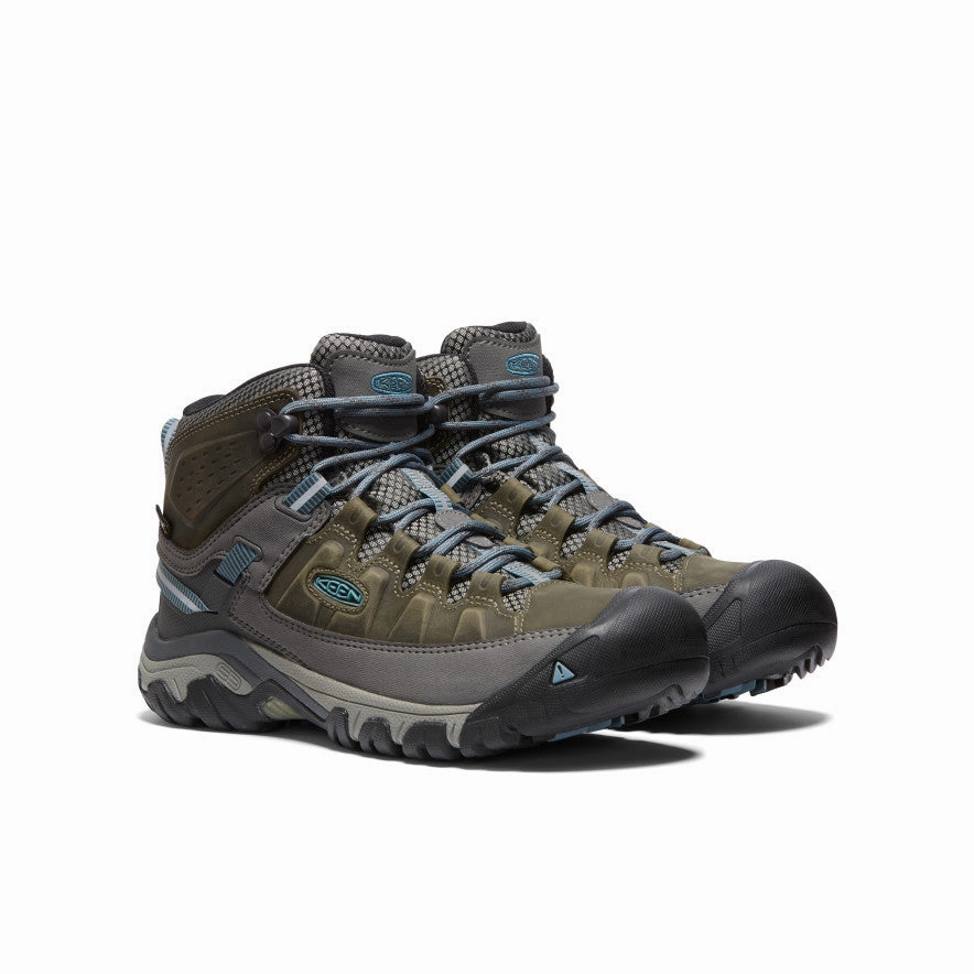 Women'S Targhee Iii Waterproof Mid  |  Magnet/Atlantic Blue Streamlined Look Wearable System