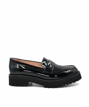 Adele Black Moccasins Forward-Looking Fit