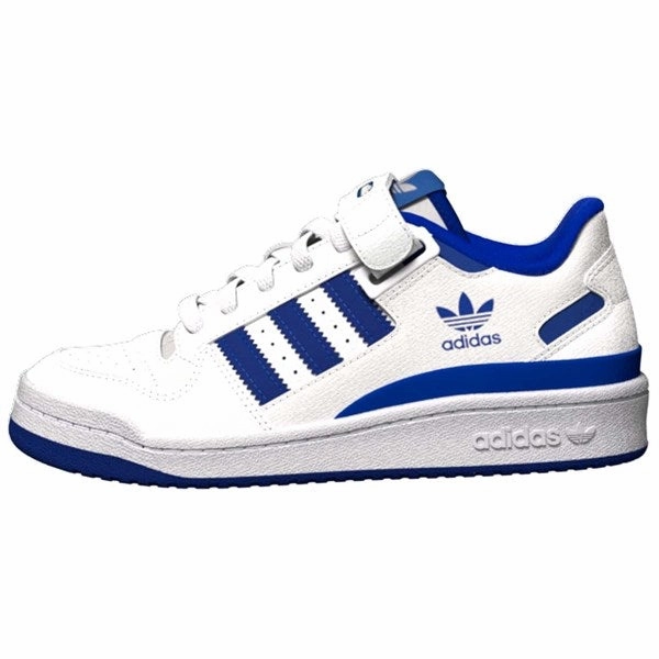 Adidas Forum Low Velcro Sneakers White Royal Blue Your Daily Function