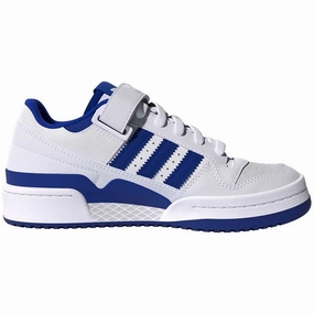 Adidas Forum Low Velcro Sneakers White Royal Blue Your Fit System