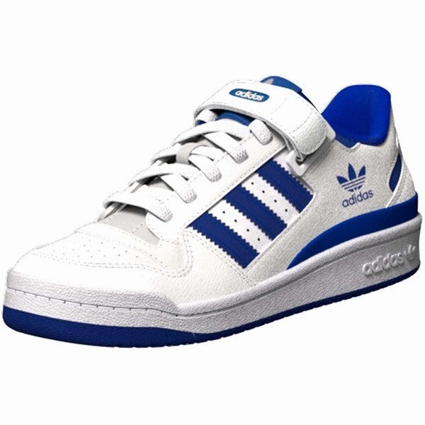 Adidas Forum Low Velcro Sneakers White Royal Blue Elevated Gear