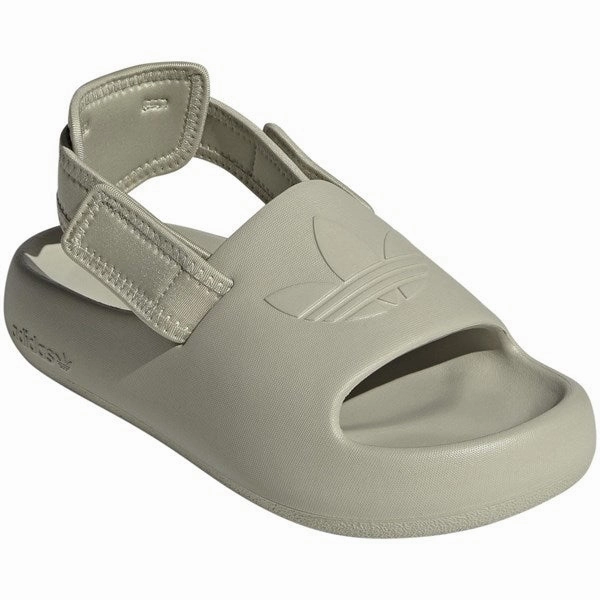 Street-Ready Adidas Originals Adifom Adilette J Slides Putty Grey
