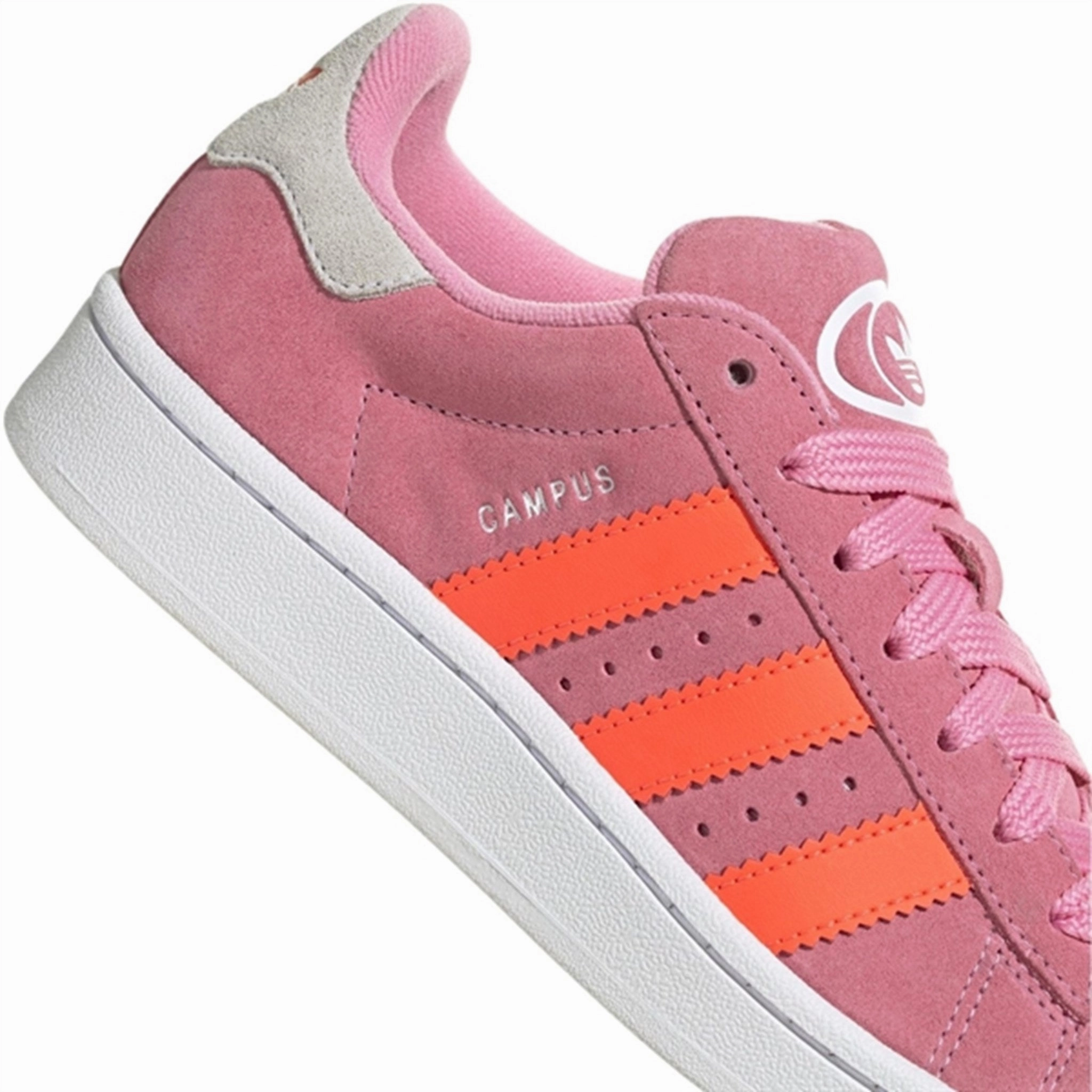 Minimal Focus Quiet Performance Adidas Originals Campus 00S J Sneakers Bliss Pink / Solar Red / Cloud White