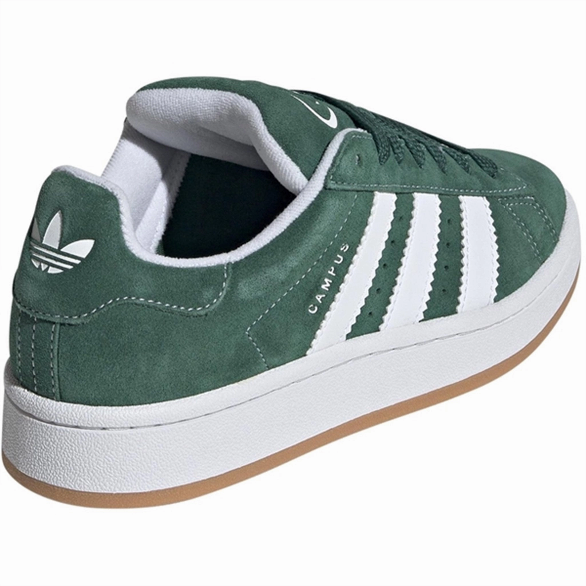 Elevated Basics Core-Centric Adidas Originals Campus 00S J Sneakers Dark Green / Cloud White / Off White