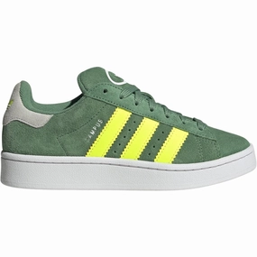 Balance Meets Style Daily-Ready Adidas Originals Campus 00S J Sneakers Preloved Green / Solar Yellow / Cloud White