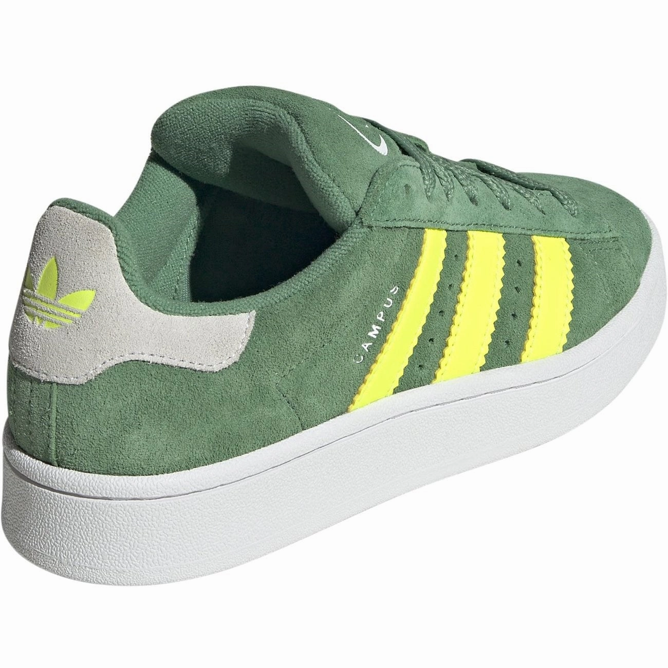 Bold Minimal Adidas Originals Campus 00S J Sneakers Preloved Green / Solar Yellow / Cloud White