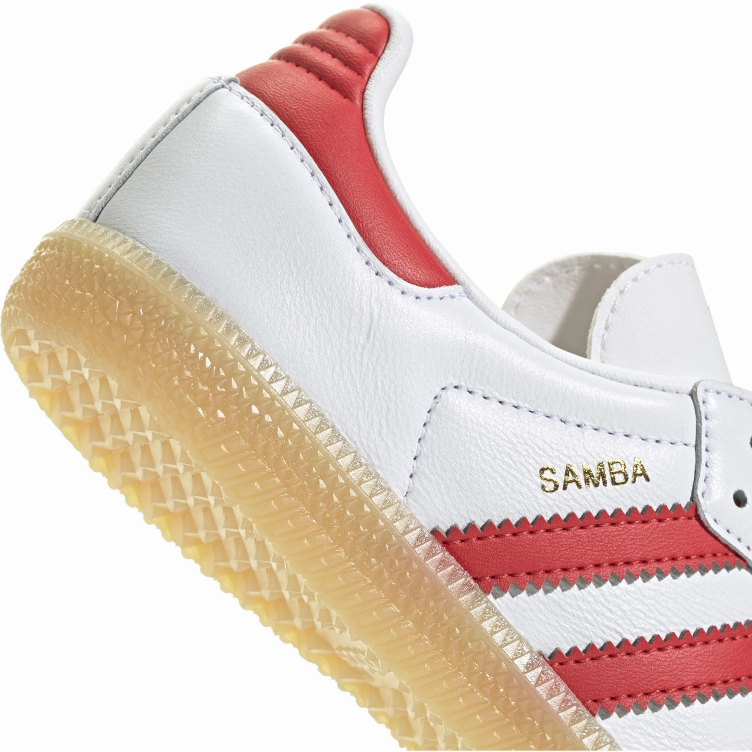 Adidas Originals Cloud White/Collegred/Gum3 Samba Og C Sneakers Function-First Fit Subtle Evolution