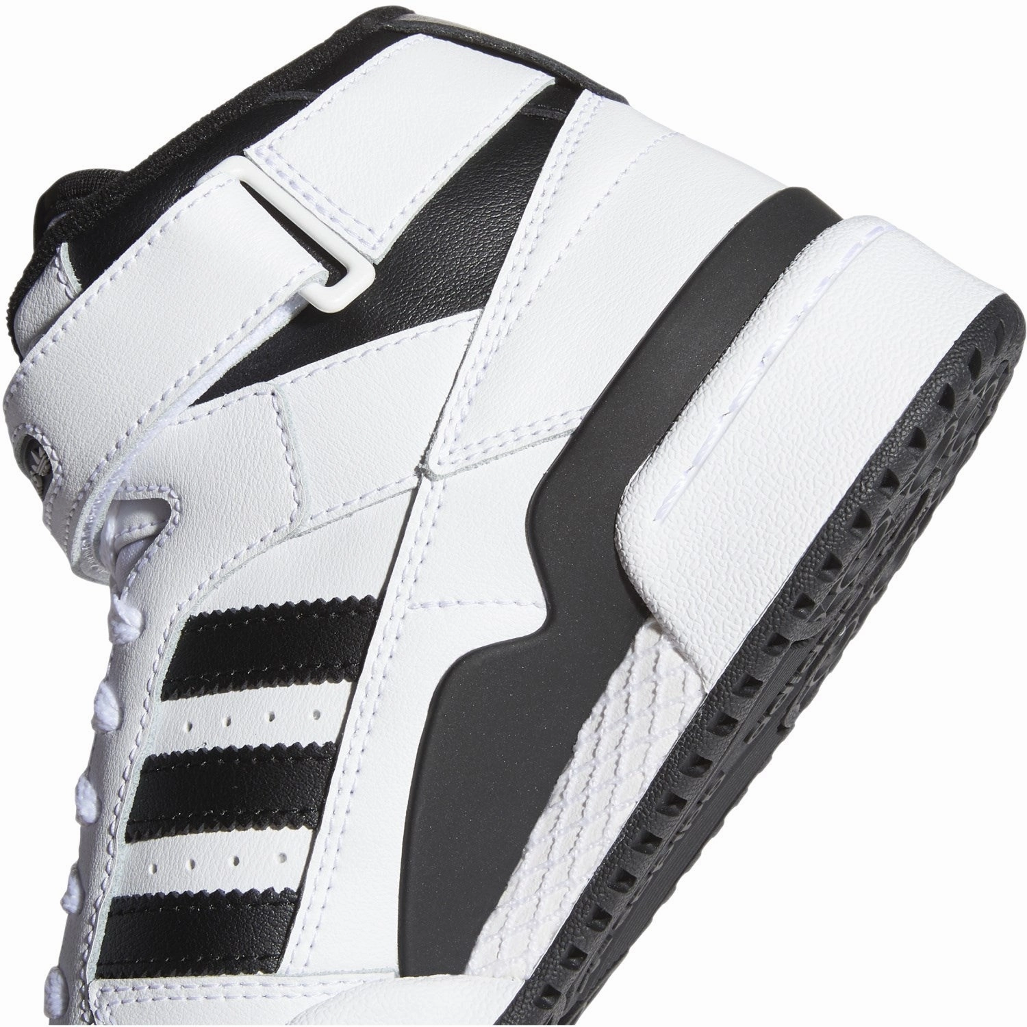 Adidas Originals Cloud White/Core Black/Cloud White Forum Mid J Sneakers Ready When You Are