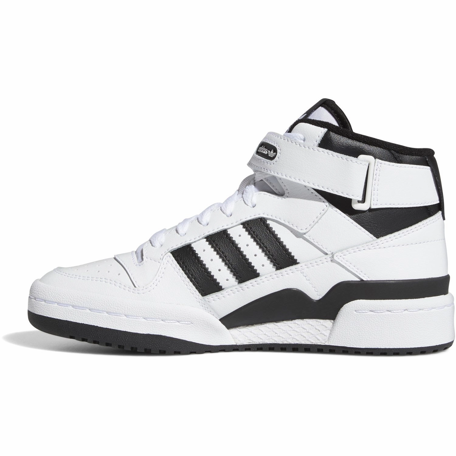 Adidas Originals Cloud White/Core Black/Cloud White Forum Mid J Sneakers Adaptive Style Versatile Pulse