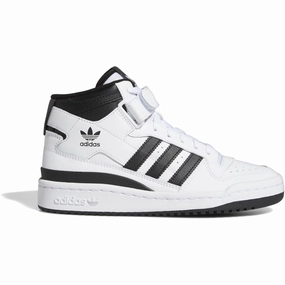 Adidas Originals Cloud White/Core Black/Cloud White Forum Mid J Sneakers City Uniform