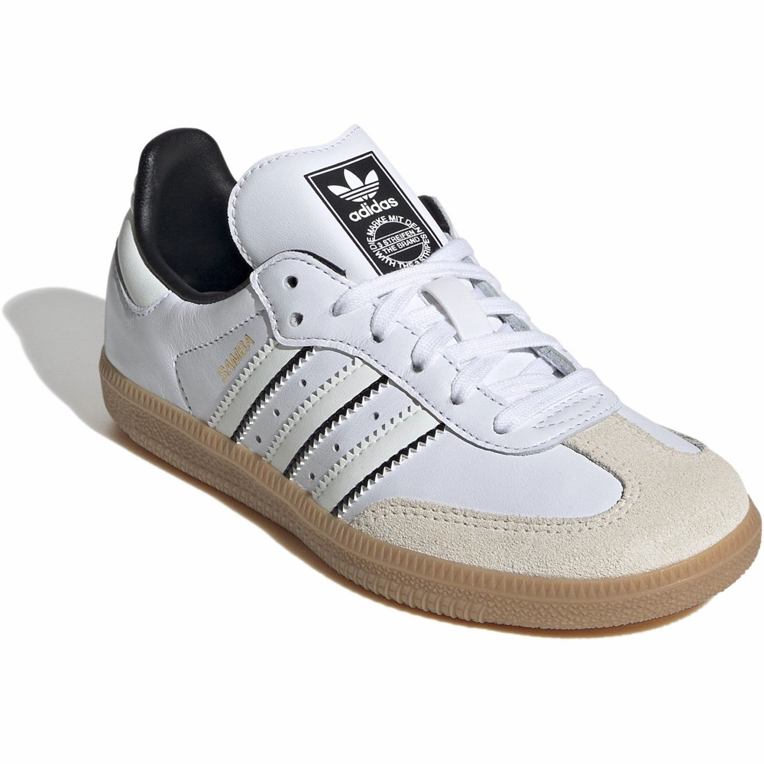 Adidas Originals Cloud White/Off White/Core Black Samba Og C Sneakers Engineered Casual Clean-Forward