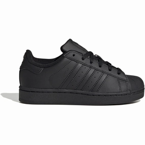 Versatile Layers Adidas Originals Core Black/Core Black/Core Black Superstar Ii C Sneakers