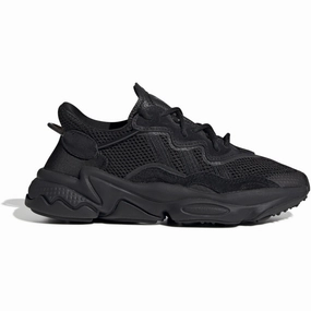 Adidas Originals Core Black/Core Black/Trace Grey Met Ozweego J Sneakers Ease-Forward Fit
