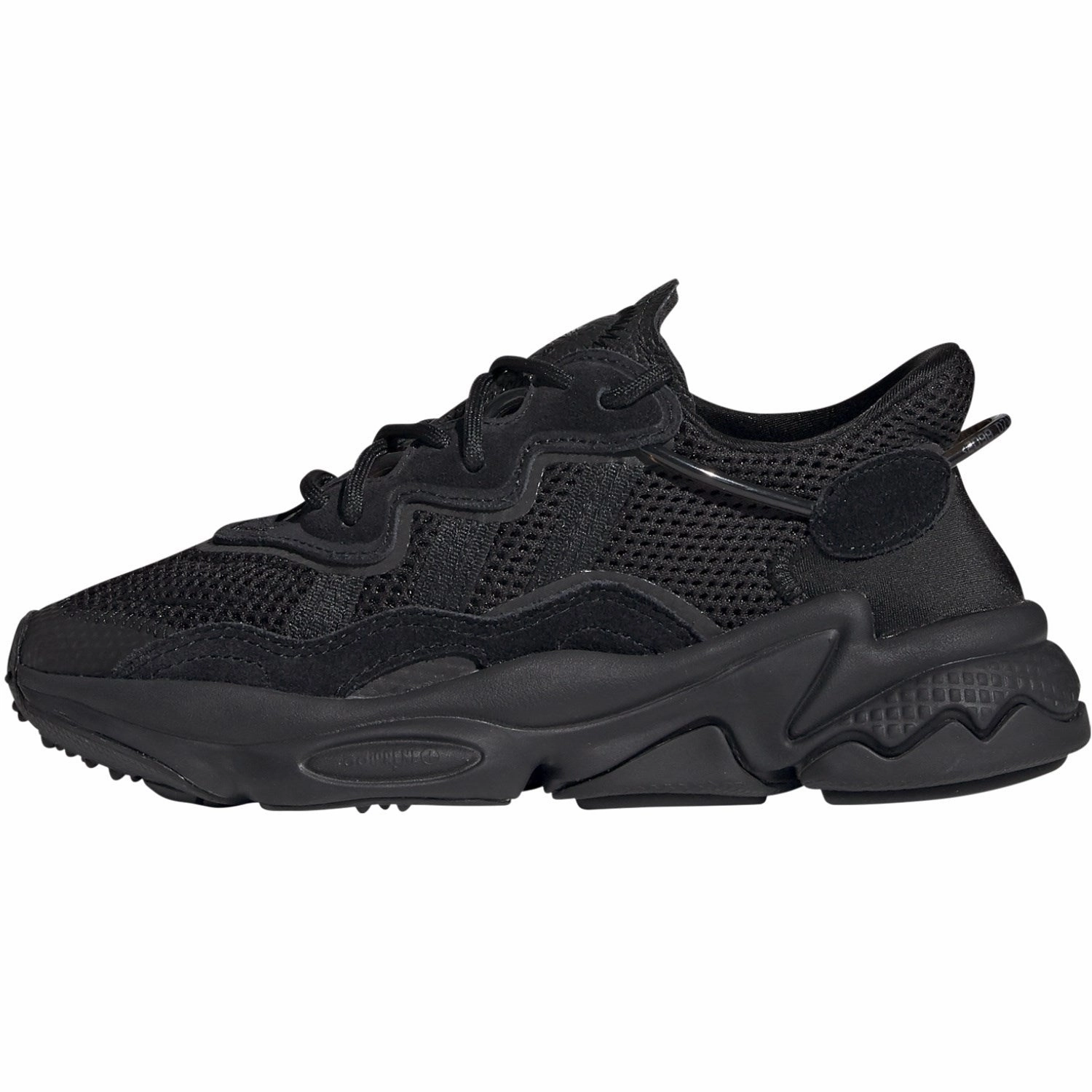 Adidas Originals Core Black/Core Black/Trace Grey Met Ozweego J Sneakers Comfort Zone