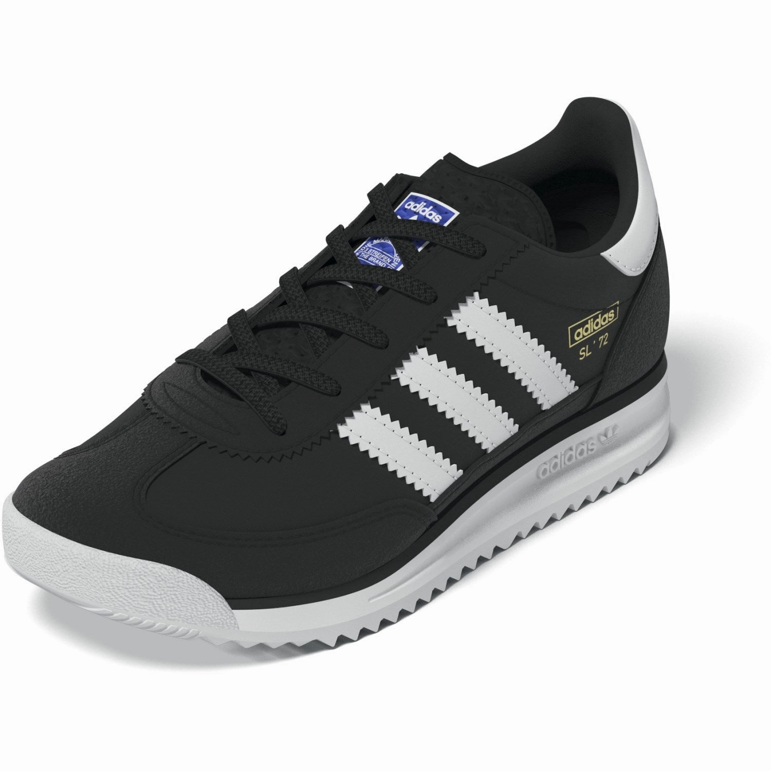 Season-Neutral Adidas Originals Core Black Ftwr White Blue Sl 72 Rs El C Sneakers