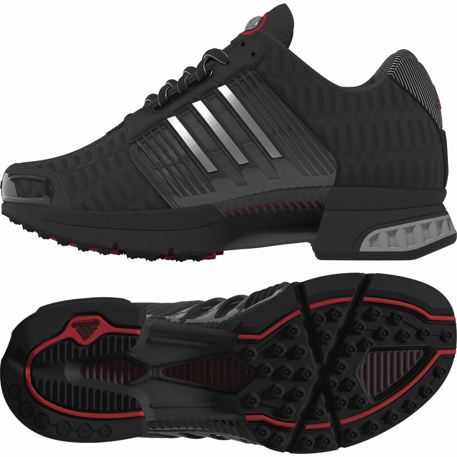 Adidas Originals Core Black/Matte Silver/Red Climacool 1 J Sneakers Integrated Lifestyle Urban Evolution