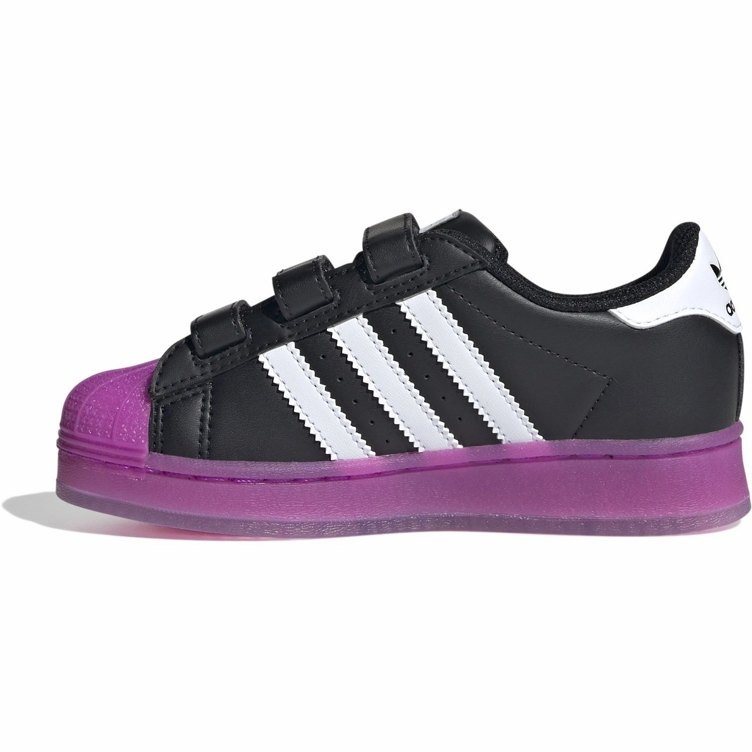 Adidas Originals Core Black/Purbur/Cloud White Superstar Led Lights Cf C Sneakers Cool Fit System
