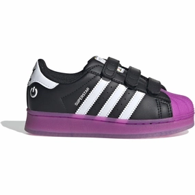 Adidas Originals Core Black/Purbur/Cloud White Superstar Led Lights Cf C Sneakers Freedom Fitted Seamless Transitions