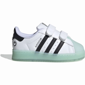 Adidas Originals Core White/Seflaq/Core Black Superstar Led Lights Cf I Sneakers Streamlined Life Easy Fit System
