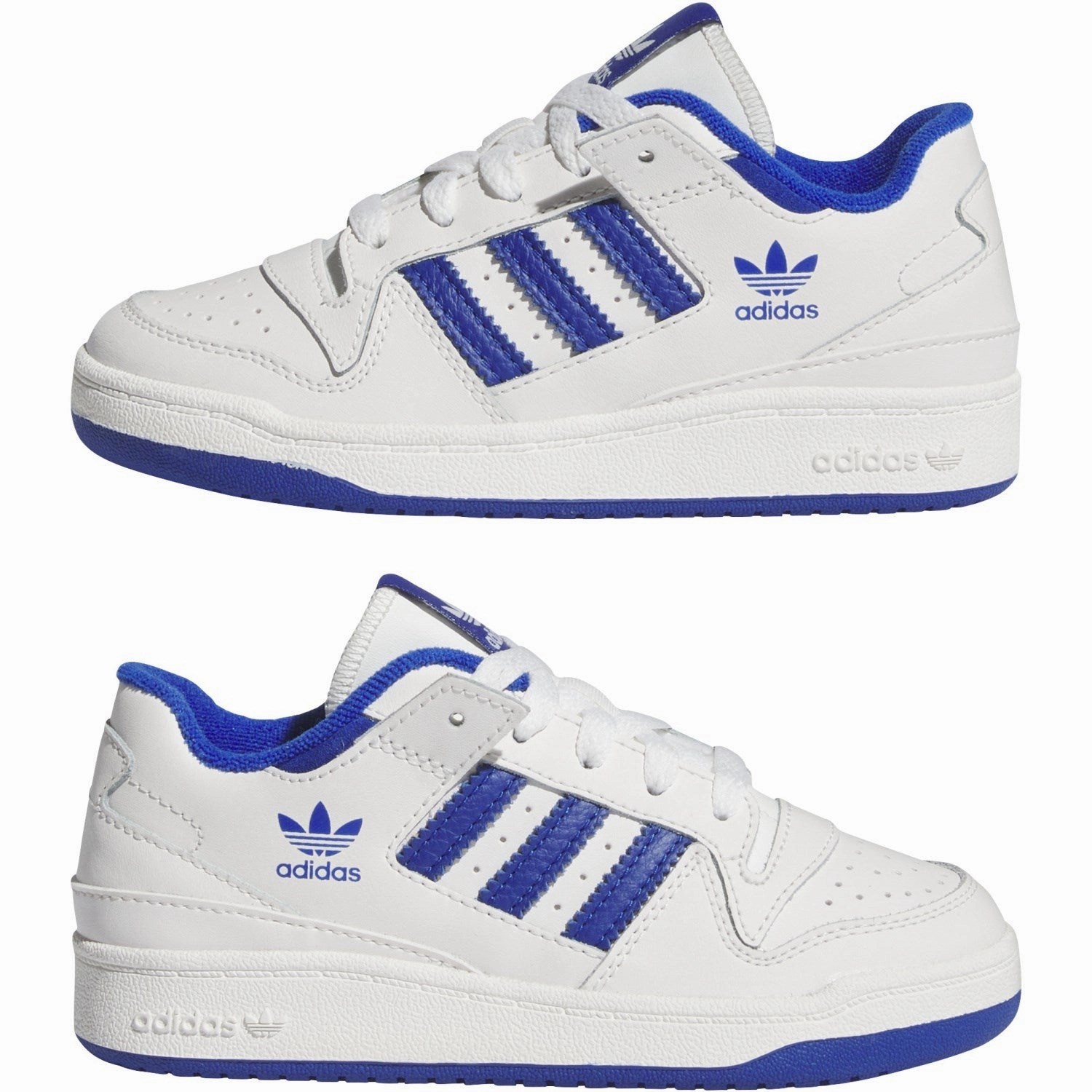 Adidas Originals Core White/Team Royal Blue/Core White Forum Low Cl C Sneakers Modern Identity Go-Gear
