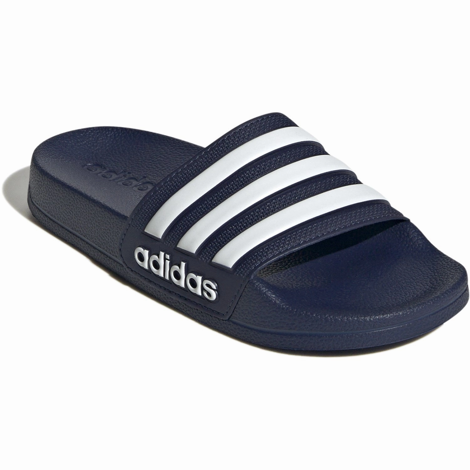 Adidas Originals Dark Blue/Ftwr White/Dark Blue Adilette Shower K Slides Next-Level Casual Progressive Tone