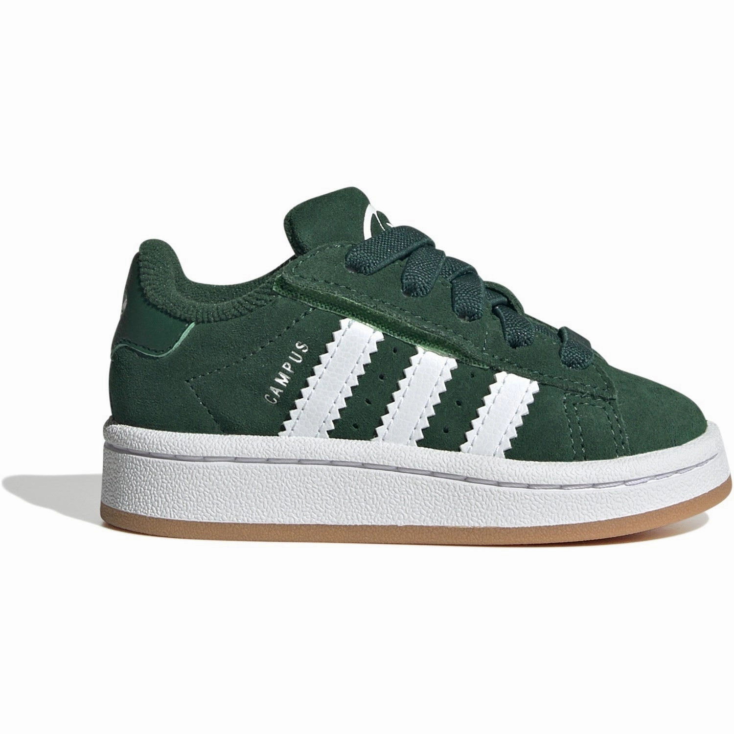 Structured Freedom Adidas Originals Dark Green / Cloud White / Gum Campus 00S Cf El I Sneakers