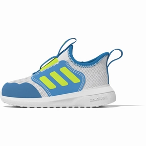 Movement-Inspired Adidas Originals Dash Grey/Lucid Lemon/Solar Blue Tensaur Comfort Ac I Sneakers