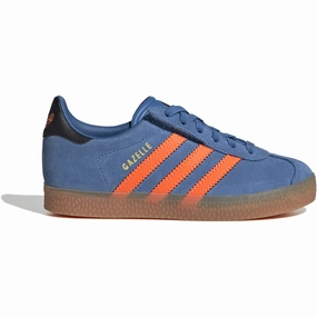 Adidas Originals Focus Blue/Solar Orange/Core Black Gazelle Cf El C Sneakers All-Weather Vibe