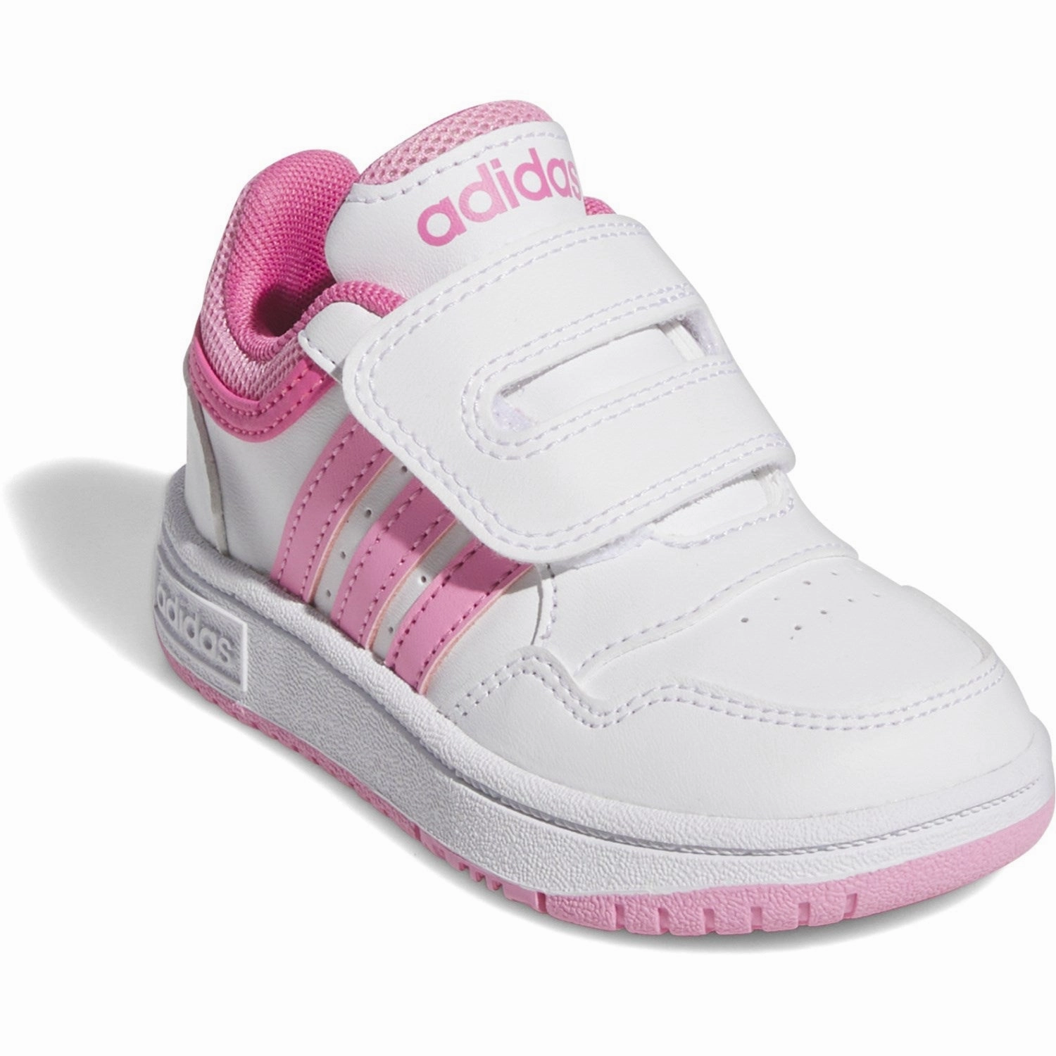 Refined Tone Adidas Originals Ftwr White/Bliss Pink/Pulse Magenta Hoops 3.0 Cf I Sneakers