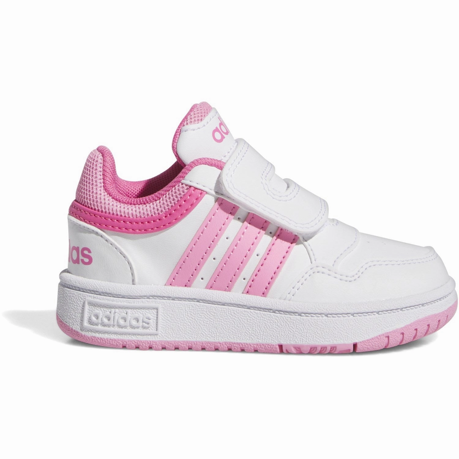 Adidas Originals Ftwr White/Bliss Pink/Pulse Magenta Hoops 3.0 Cf I Sneakers Engineered Casual