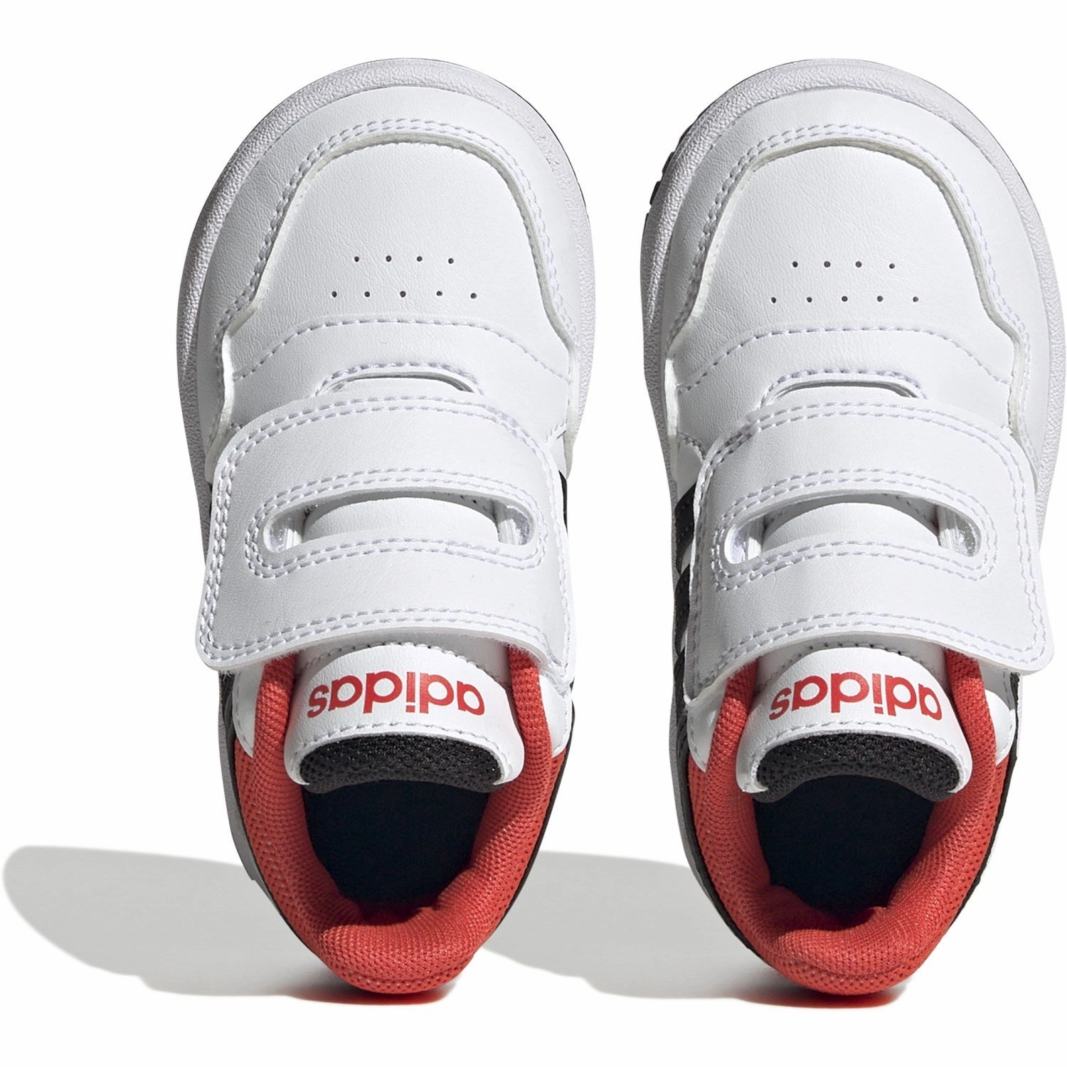 Ease In Design Adidas Originals Ftwr White/Core Black/Bright Red Hoops 3.0 Cf I Sneakers