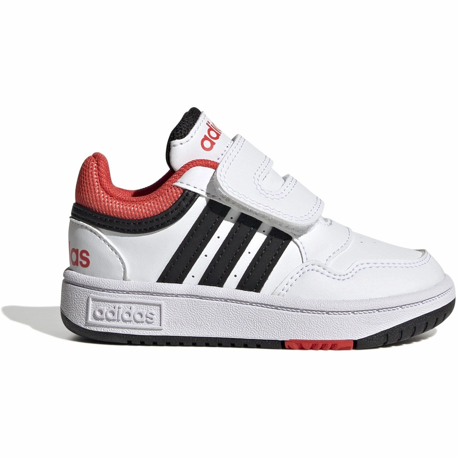 Adidas Originals Ftwr White/Core Black/Bright Red Hoops 3.0 Cf I Sneakers Refined Feel