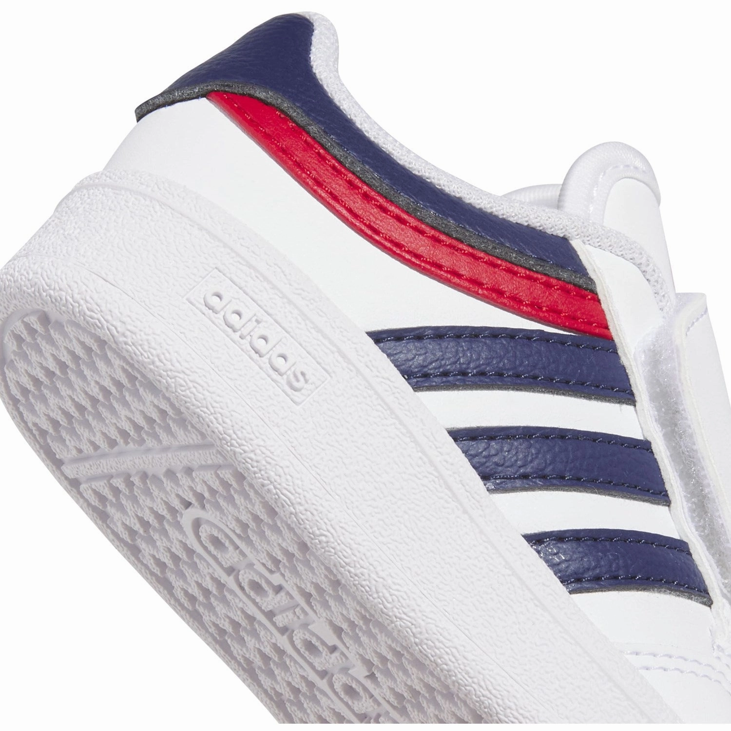 Quiet Attitude Adidas Originals Ftwr White/Dark Blue/Better Scarlet Hoops 4.0 Cf I Sneakers