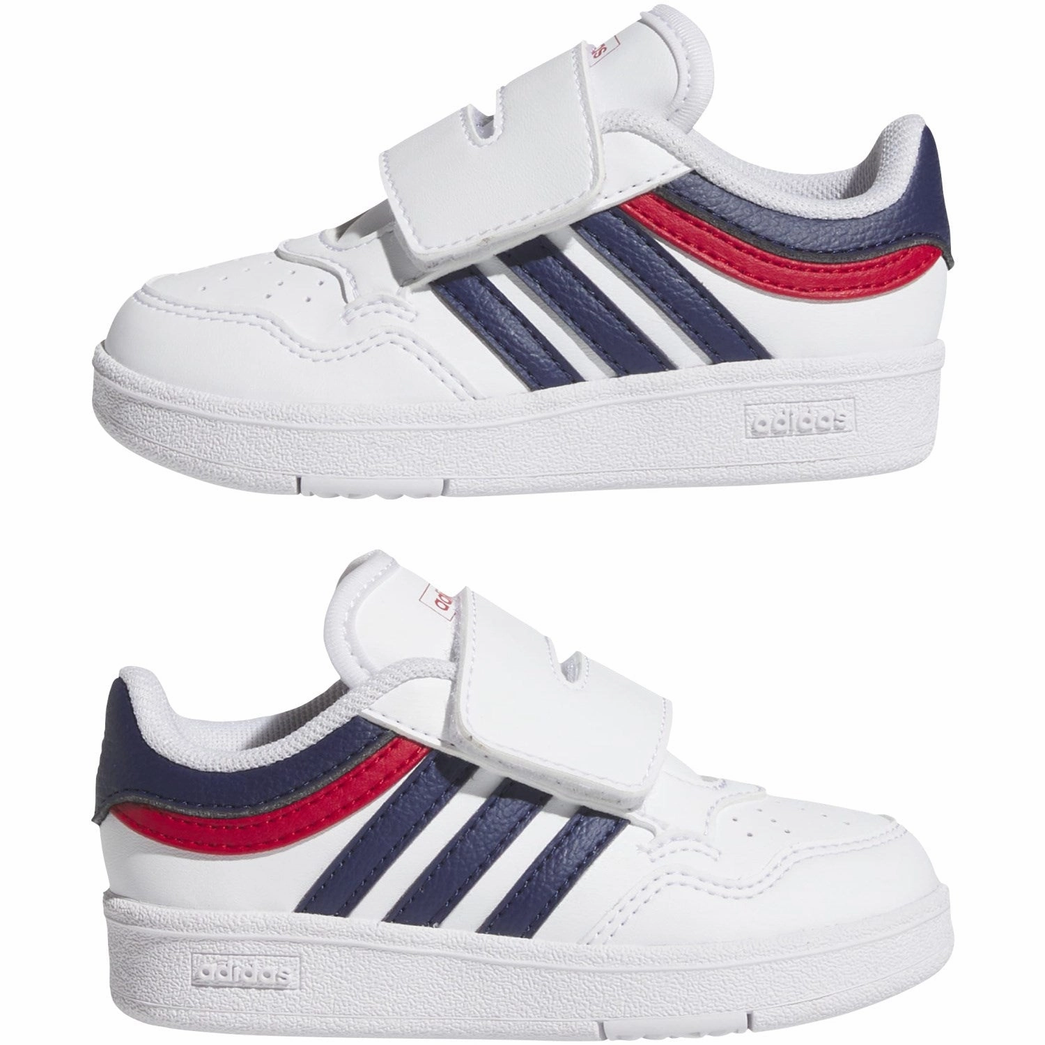 Adidas Originals Ftwr White/Dark Blue/Better Scarlet Hoops 4.0 Cf I Sneakers Active Corewear Layer Mindset