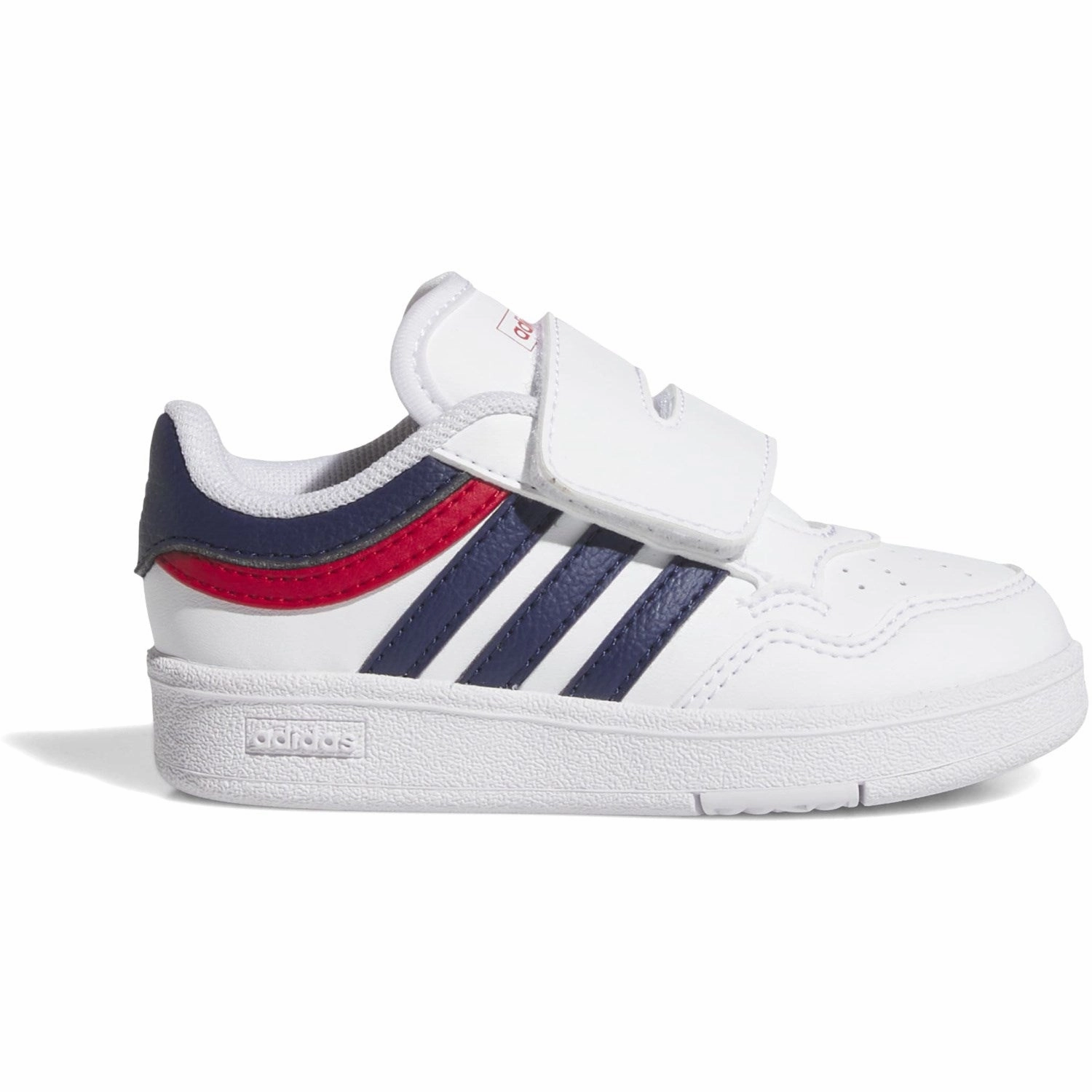 Adidas Originals Ftwr White/Dark Blue/Better Scarlet Hoops 4.0 Cf I Sneakers Style Forward Weekend Ready