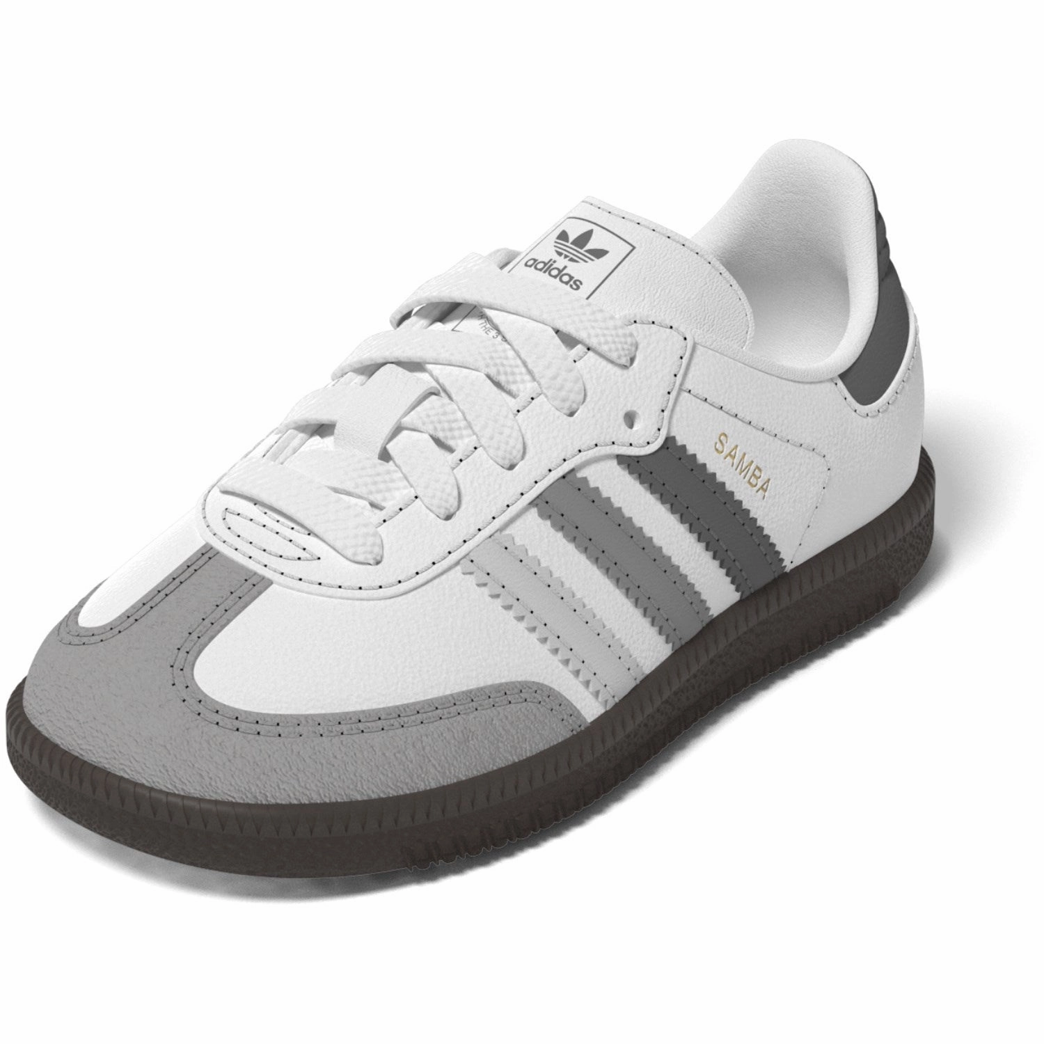 Adidas Originals Ftwr White/Grey One/Grey Three Samba Og El I Sneakers Crafted Flow