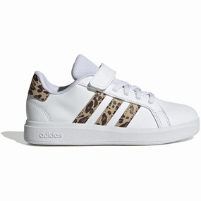 Change-Ready Adidas Originals Ftwr White/Magic Beige/Matte Gold Grand Court 2.0 El C Sneakers