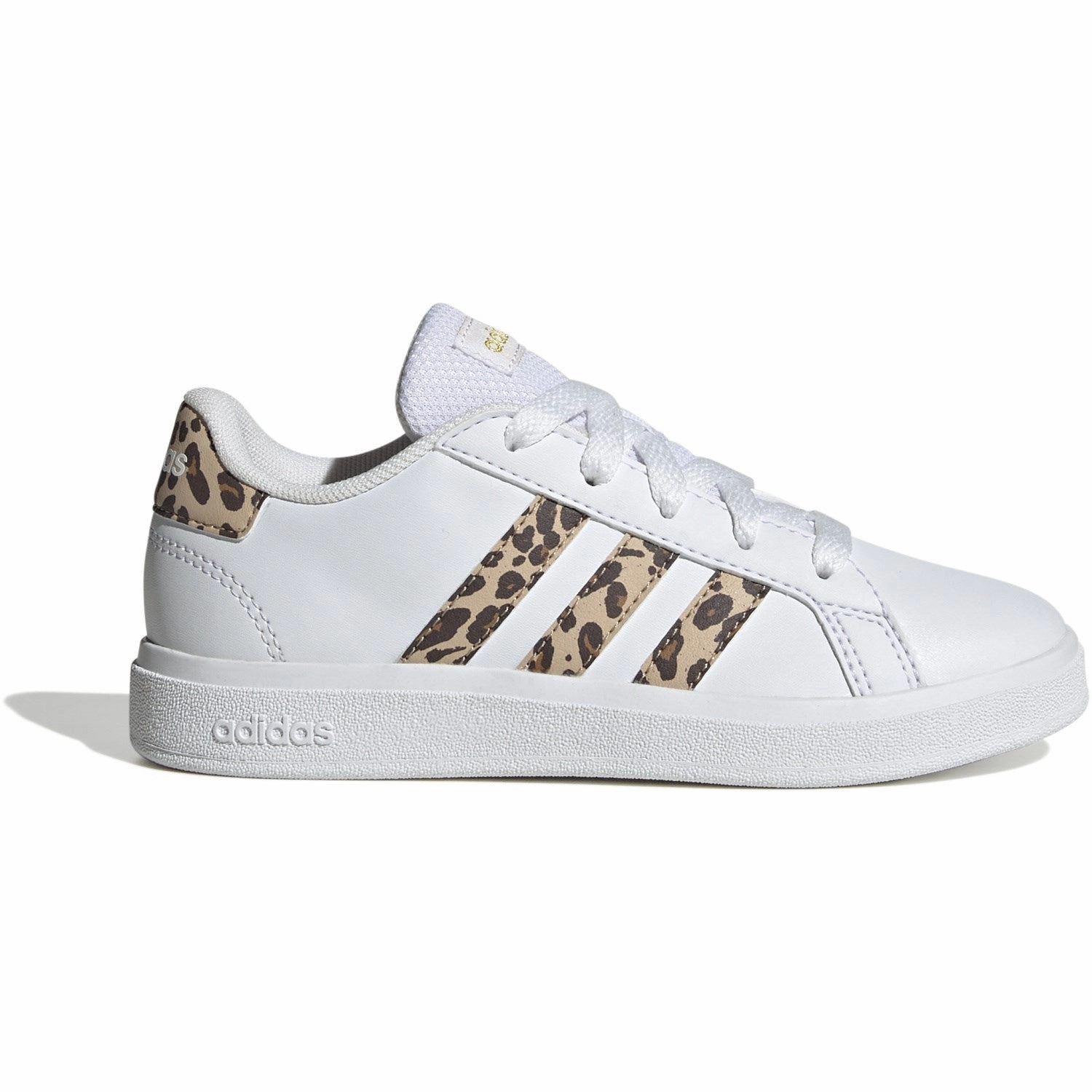 Adidas Originals Ftwr White/Magic Beige/Matte Gold Grand Court 2.0 K Sneakers Engineered Profile Form Plus Function