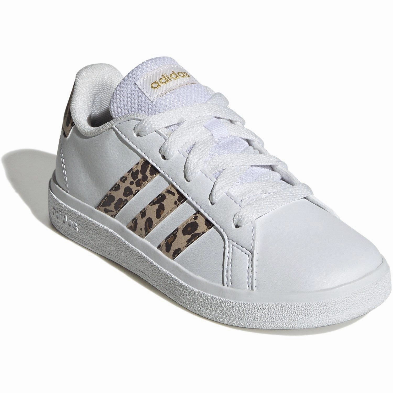 Your Functional Form Adidas Originals Ftwr White/Magic Beige/Matte Gold Grand Court 2.0 K Sneakers