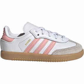 Quiet Performance Adidas Originals Ftwr White/Semi Pink Spark/Gum 3 Samba Og El I Sneakers