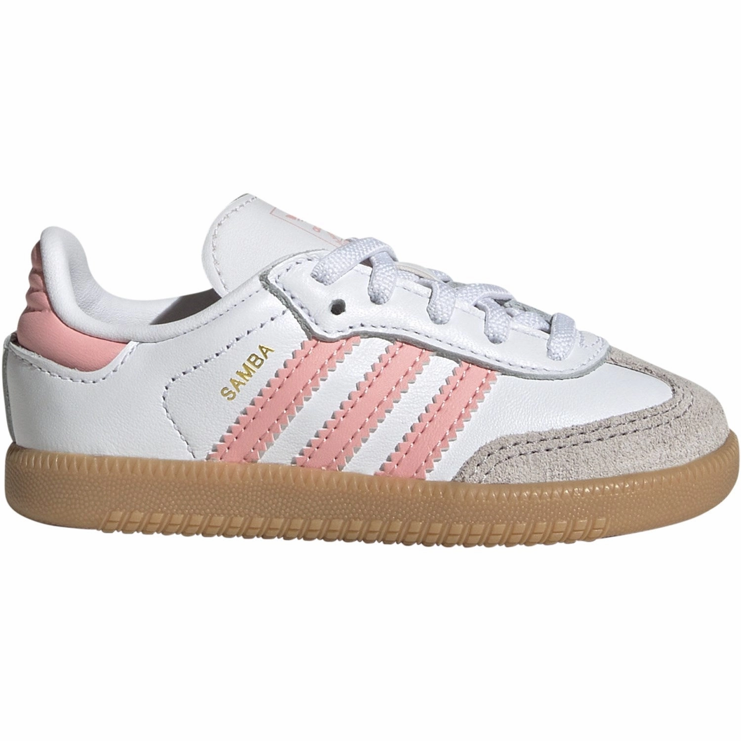 Quiet Performance Adidas Originals Ftwr White/Semi Pink Spark/Gum 3 Samba Og El I Sneakers