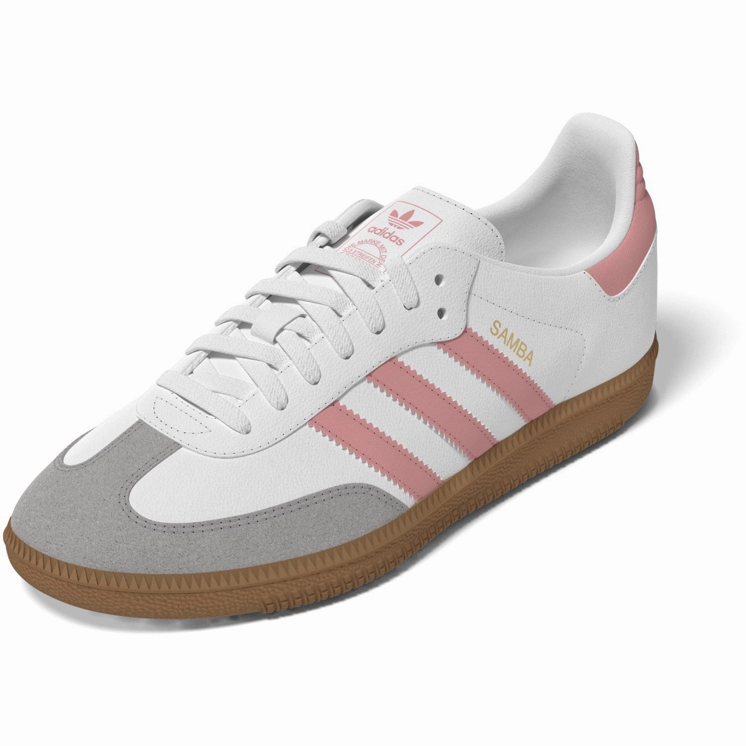 Adidas Originals Ftwr White/Semi Pink Spark/Gum 3 Samba Og J Sneakers Ready For Change