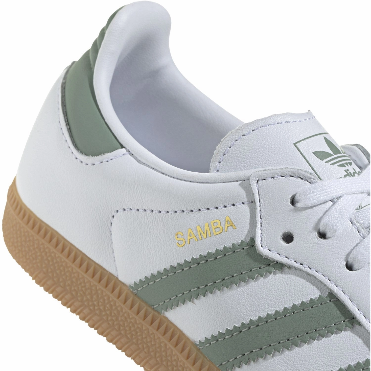 Adidas Originals Ftwr White/Silver Green/Gum 3 Samba Og J Sneakers Seamless Outfit