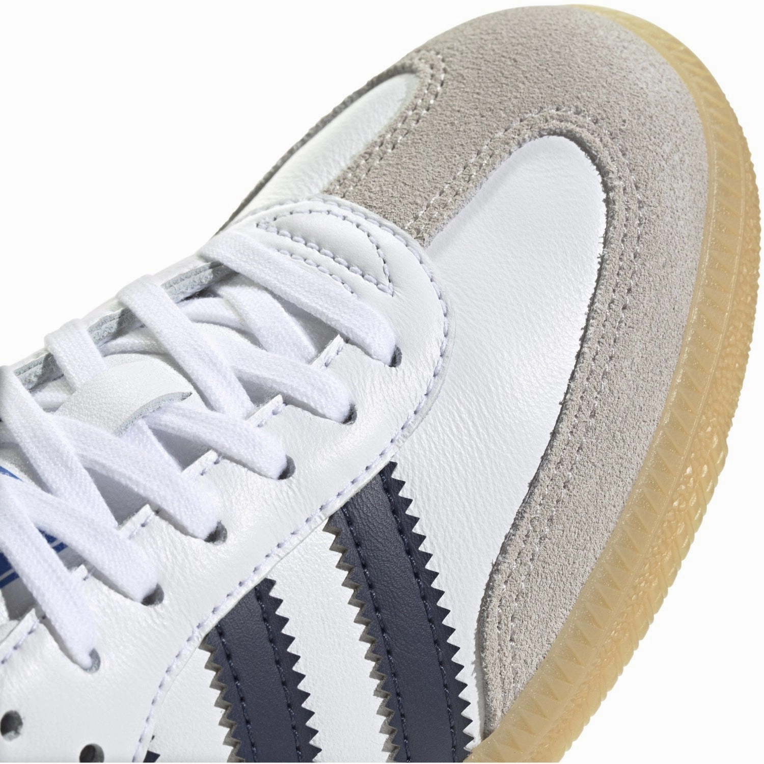 Adidas Originals Ftwwht/Conavy/Gum3 Samba Og J Sneakers Motion In Mind Refined Presence