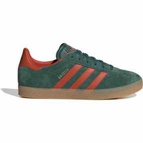 Light-Living Adidas Originals Gazelle J Sneakers Collegiate Green / Preloved Red / Gum