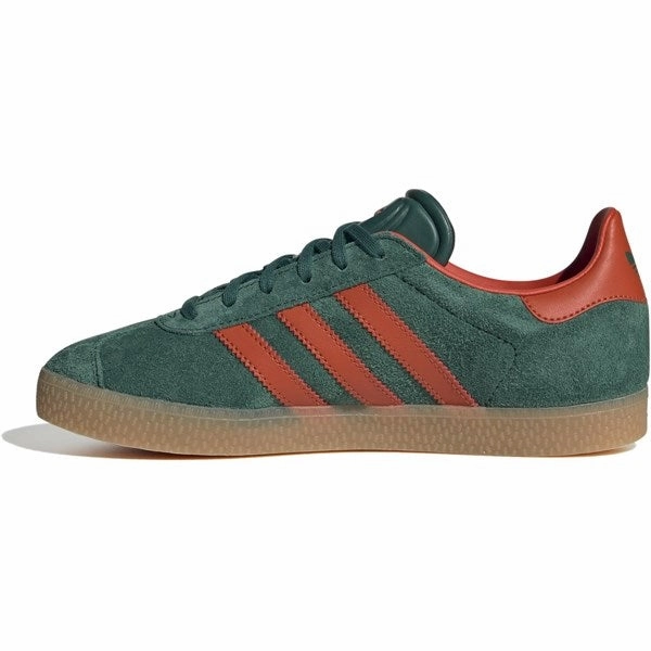 Layer Logic Curated For Motion Adidas Originals Gazelle J Sneakers Collegiate Green / Preloved Red / Gum