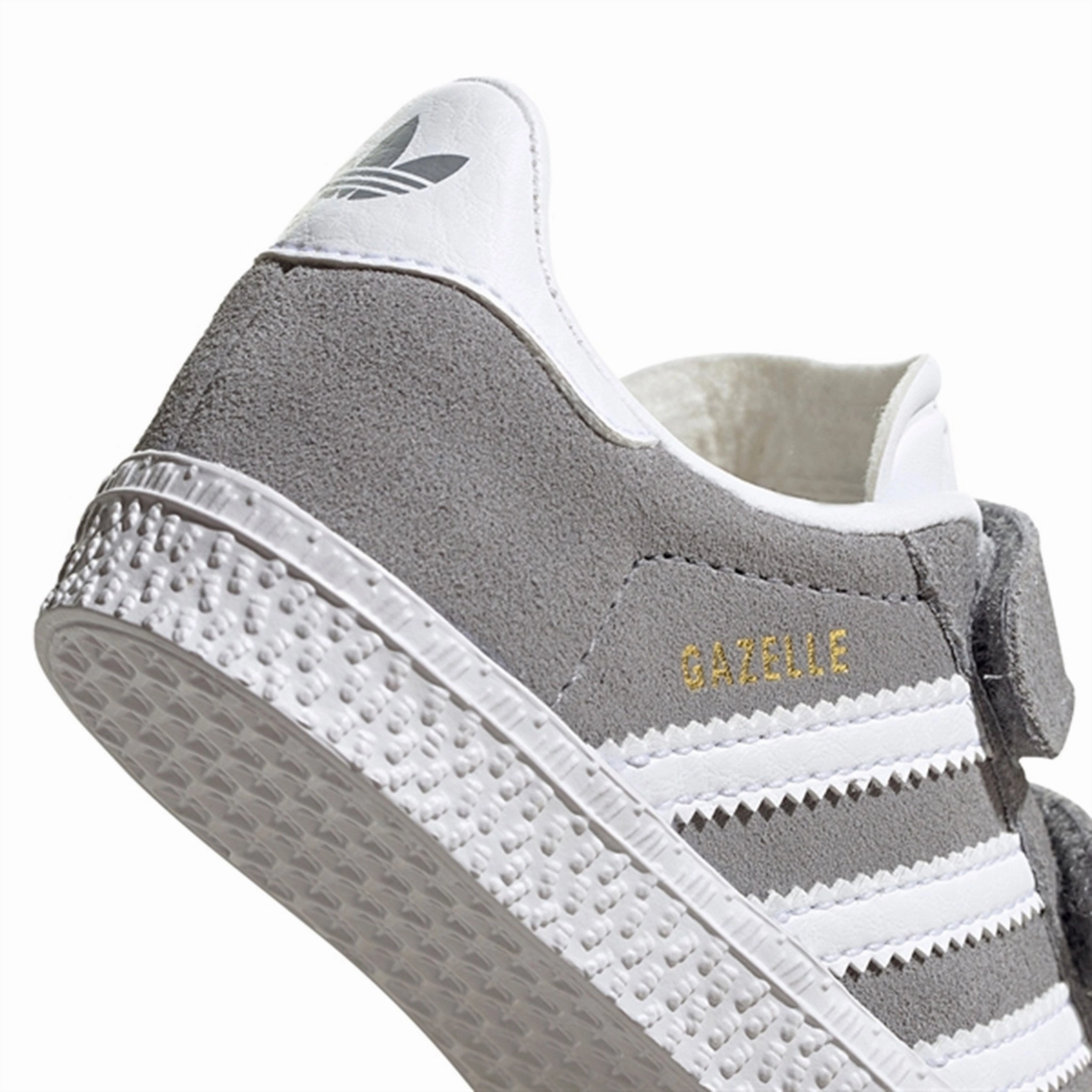 Adidas Originals Gazelle Sneakers Grey Three / Cloud White / Gold Metallic Streamlined Edge Future-Form