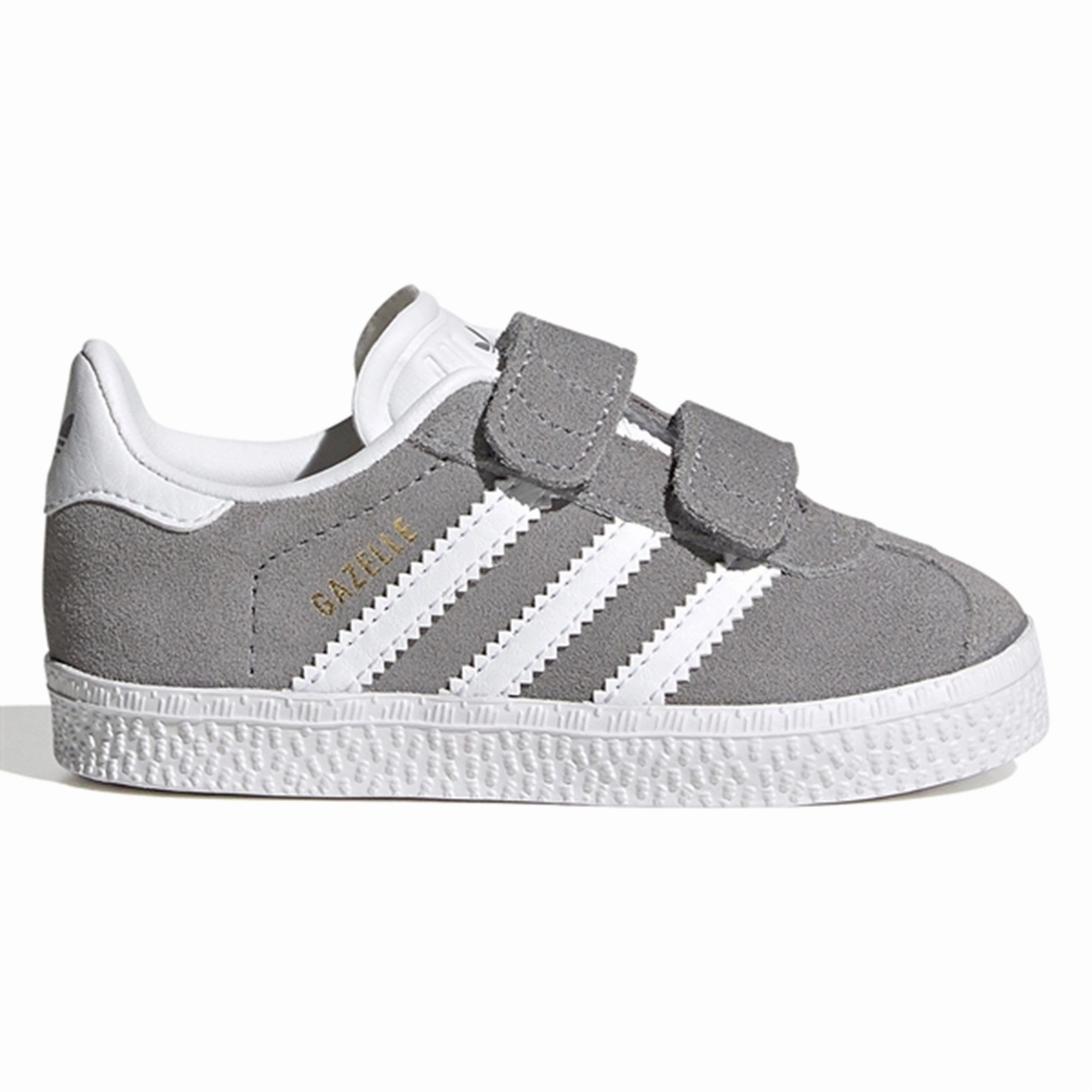 Urban Inspired Adidas Originals Gazelle Sneakers Grey Three / Cloud White / Gold Metallic